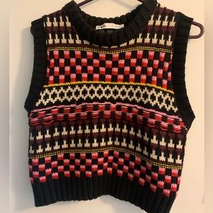 Zara knit vest